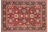 handmade Traditional Kafkaz Red Blue Hand Knotted RECTANGLE 100% WOOL area rug 9x12