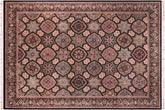 Firdous Pak-Persian Lauretta Black/Multi Wool Rug - 9'2'' x 12'1''
