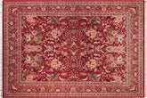 handmade Traditional Nagi Red Red Hand Knotted RECTANGLE 100% WOOL area rug 9x12