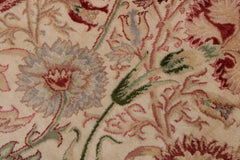 handmade Transitional Irfan Beige Gray Hand Knotted RECTANGLE 100% WOOL area rug 9x13