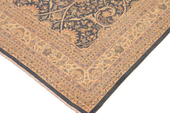 handmade Traditional Kafkaz Green Ivory Hand Knotted RECTANGLE 100% WOOL area rug 10x14