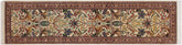 handmade Traditional Internation Beige Brown Hand Knotted RUNNER 100% WOOL area rug 3' x 10'