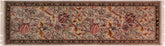 handmade Traditional Kamal Taupe Black Hand Knotted RUNNER 100% WOOL area rug 3' x 8'