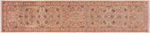 handmade Transitional Lt. Gray Ivory Hand Knotted RUNNER 100% WOOL area rug 3' x 12'