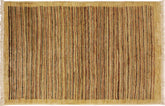 handmade Modern Gabbeh Beige Rust Hand Knotted RECTANGLE 100% WOOL area rug 3' x 5'