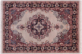handmade Traditional B/2 Gray Blue Hand Knotted RECTANGLE 100% WOOL area rug 2x3