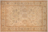 handmade Traditional Kafkaz Tan Rust Hand Knotted RECTANGLE 100% WOOL area rug 13x18