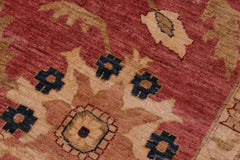 handmade Traditional Kafkaz Rust Olive Green Hand Knotted RECTANGLE 100% WOOL area rug 12 x 18