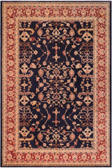 handmade Traditional Kafkaz Blue Red Hand Knotted RECTANGLE 100% WOOL area rug 12 x 16