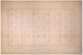handmade Transitional Kafkaz Ivory Rust Hand Knotted RECTANGLE 100% WOOL area rug 14' x 20'
