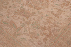 handmade Traditional Kafkaz Lt. Tan Tan Hand Knotted RECTANGLE 100% WOOL area rug 12 x 15