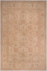 handmade Traditional Kafkaz Lt. Tan Tan Hand Knotted RECTANGLE 100% WOOL area rug 12 x 15