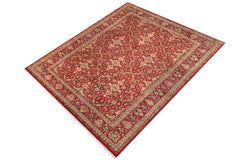 Semi-Antique Gulab Sherryl Red/Red Wool Rug - 11'8'' x 18'5''