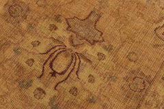 handmade Traditional Gold Gold Hand Knotted RECTANGLE 100% WOOL area rug 9' x 12'