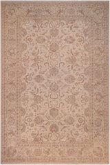 handmade Traditional Kafkaz Ivory Ivory Hand Knotted RECTANGLE 100% WOOL area rug 12 x 18