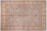 handmade Transitional Jafri Lt. Gray Tan Hand Knotted RECTANGLE 100% WOOL area rug 12x15
