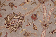 Vintage Jafri Stephani Gray/Tan Wool Rug - 12'4'' x 15'5''