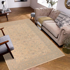 handmade Traditional Kafkaz Lt. Gray Gray Hand Knotted RECTANGLE 100% WOOL area rug 10x14
