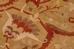 Antique Karri Green/Rust Wool Rug - 10'0'' x 13'8''