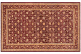 handmade Transitional Design Red Red Hand Knotted GALLERY 100% WOOL area rug 6' x 12'