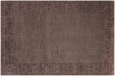 handmade Over Dyed Over Dyed Brown Red Hand Knotted RECTANGLE 100% WOOL area rug 10' x 14'