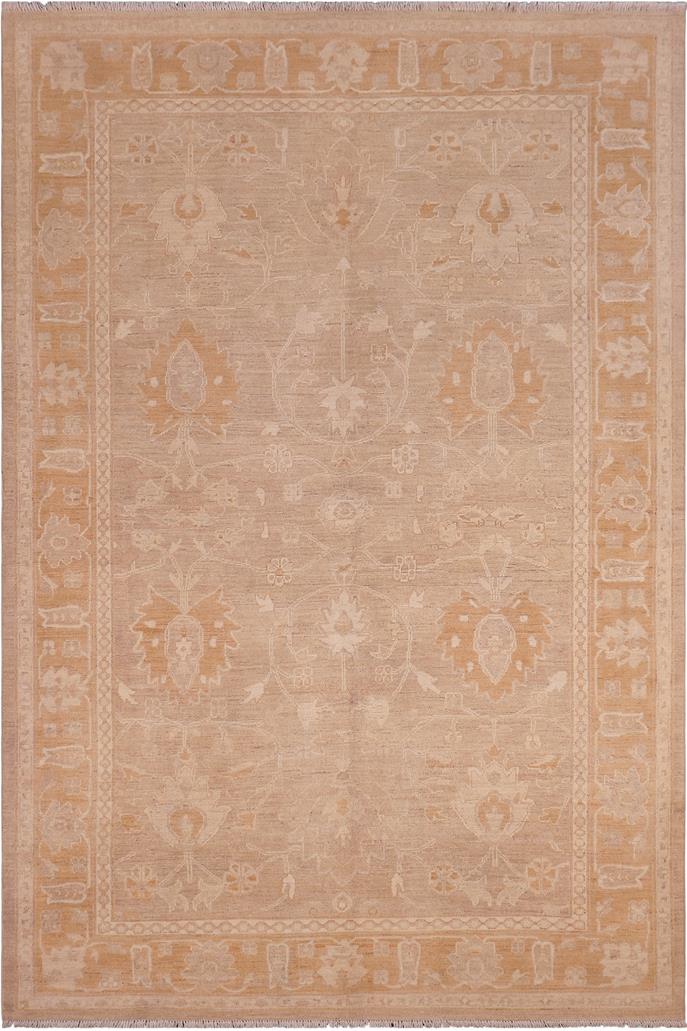 handmade Traditional Lahore Drk. Blue Lt. Gold Hand Knotted RECTANGLE 100% WOOL area rug 6 x 9