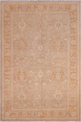 handmade Traditional Lahore Drk. Blue Lt. Gold Hand Knotted RECTANGLE 100% WOOL area rug 6 x 9