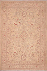 handmade Transitional Kafkaz Tan Brown Hand Knotted RECTANGLE 100% WOOL area rug 6 x 9