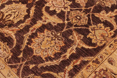 handmade Traditional Kafkaz Brown Tan Hand Knotted RECTANGLE 100% WOOL area rug 6 x 9