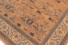 handmade Traditional Kafkaz Rose Beige Hand Knotted RECTANGLE 100% WOOL area rug 6x9