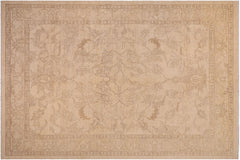 handmade Traditional Kafkaz Beige Tan Hand Knotted RECTANGLE 100% WOOL area rug 9x12