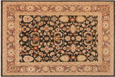 handmade Traditional Antique Charcoal Brown Hand Knotted RECTANGLE 100% WOOL area rug 9x12