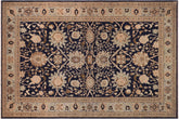 Classic Ziegler Laine Blue/Green Wool Rug - 9'4'' x 12'6''