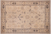 handmade Traditional Kafkaz Beige Tan Hand Knotted RECTANGLE 100% WOOL area rug 9x12
