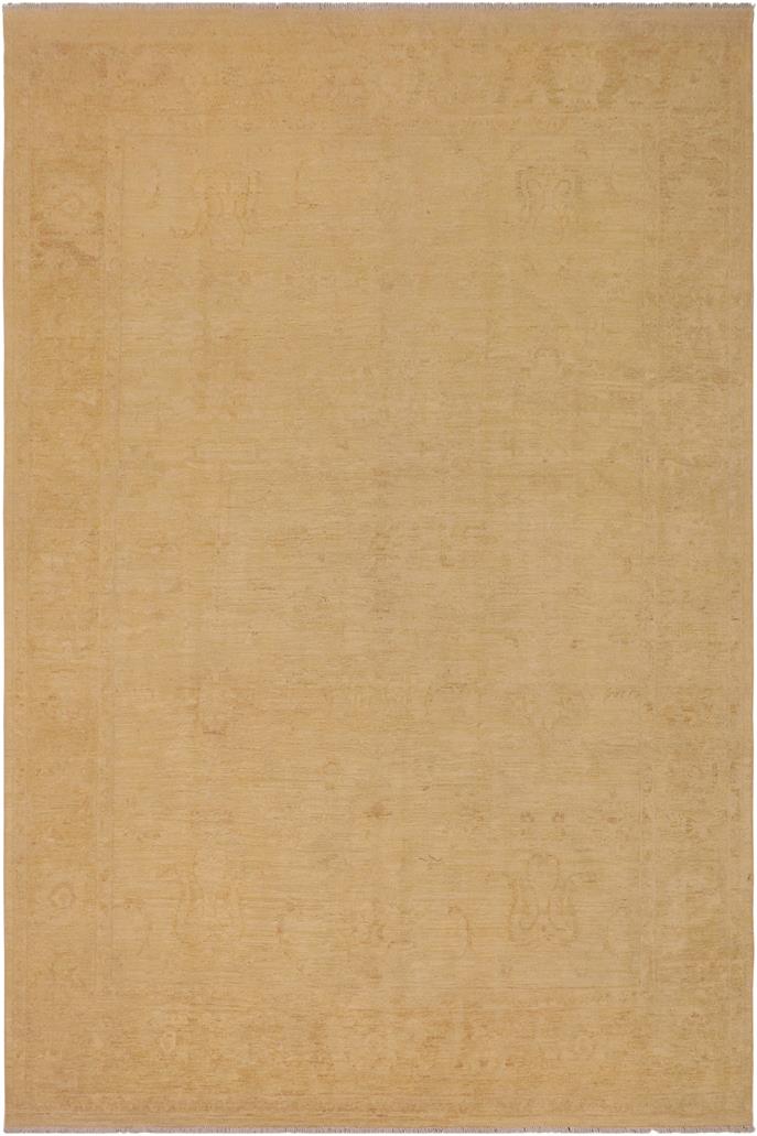 handmade Traditional Kafkaz Beige Tan Hand Knotted RECTANGLE 100% WOOL area rug 9 x 13