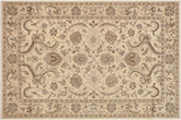 handmade Traditional Kafkaz Beige Blue Hand Knotted RECTANGLE 100% WOOL area rug 9x12