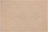 handmade Traditional Kafkaz Beige Lt. Brown Hand Knotted RECTANGLE 100% WOOL area rug 9x12