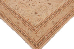handmade Traditional Kafkaz Beige Tan Hand Knotted RECTANGLE 100% WOOL area rug 9 x 12