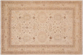 handmade Traditional Kafkaz Beige Tan Hand Knotted RECTANGLE 100% WOOL area rug 9x12