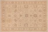 handmade Traditional Kafkaz Beige Rust Hand Knotted RECTANGLE 100% WOOL area rug 9x12