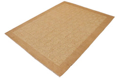 handmade Transitional Kafkaz Beige Lt. Brown Hand Knotted RECTANGLE 100% WOOL area rug 9 x 12