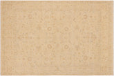 handmade Traditional Kafkaz Beige Brown Hand Knotted RECTANGLE 100% WOOL area rug 9x12