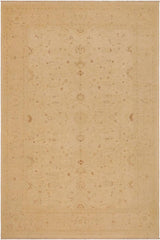 handmade Traditional Kafkaz Beige Beige Hand Knotted RECTANGLE 100% WOOL area rug 9 x 12