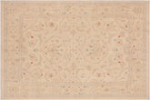 handmade Traditional Kafkaz Beige Lt. Brown Hand Knotted RECTANGLE 100% WOOL area rug 9x12
