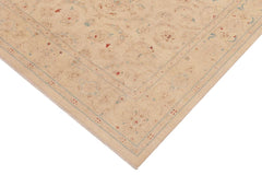 handmade Traditional Kafkaz Beige Lt. Brown Hand Knotted RECTANGLE 100% WOOL area rug 9 x 12