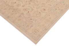 handmade Traditional Kafkaz Beige Lt. Brown Hand Knotted RECTANGLE 100% WOOL area rug 9x12
