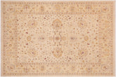handmade Traditional Kafkaz Beige Lt. Gold Hand Knotted RECTANGLE 100% WOOL area rug 9x12