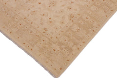 handmade Traditional Kafkaz Beige Lt. Brown Hand Knotted RECTANGLE 100% WOOL area rug 9 x 12