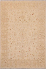 handmade Traditional Kafkaz Beige Lt. Brown Hand Knotted RECTANGLE 100% WOOL area rug 9 x 12