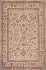 handmade Traditional Kafkaz Beige Tan Hand Knotted RECTANGLE 100% WOOL area rug 10 x 13